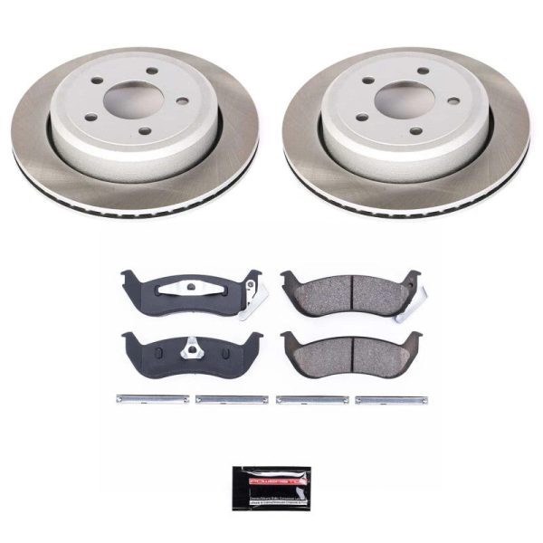 Power Stop 03-04 Mercury Marauder Rear Semi-Coated Rotor Kit Online Hot Sale