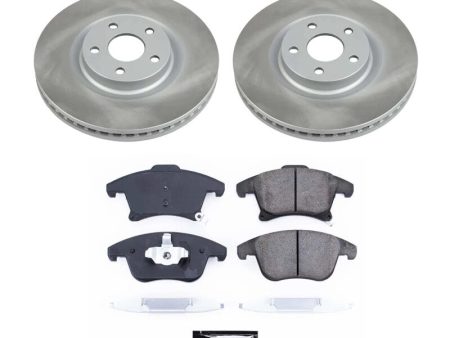 Power Stop 19-20 Ford SSV Plug-In Hybrid Front Semi-Coated Rotor Kit For Sale