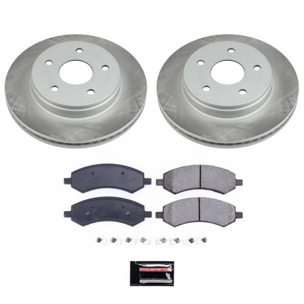 Power Stop 19-22 Ram 1500 Classic Front Semi-Coated Rotor Kit Online now