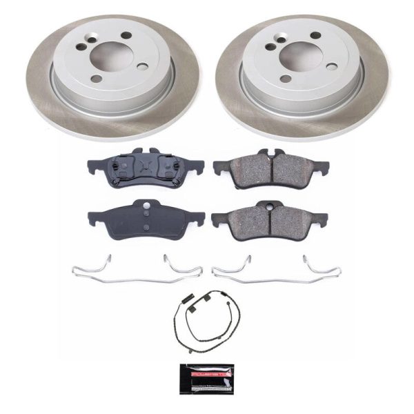 Power Stop 07-08 Mini Cooper Rear Semi-Coated Rotor Kit Online Sale