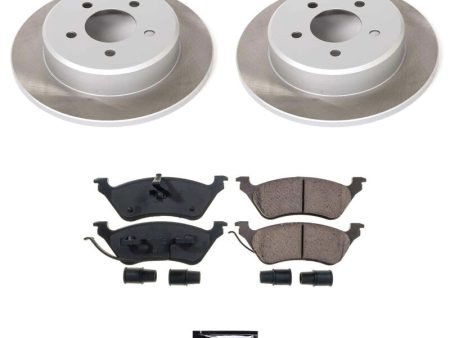 Power Stop 01-07 Dodge Grand Caravan Rear Semi-Coated Rotor Kit Fashion