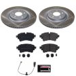 Power Stop 18-20 Audi SQ5 Rear Semi-Coated Rotor Kit For Discount