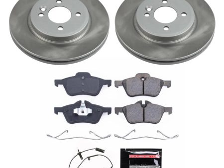 Power Stop 02-06 Mini Cooper Front Semi-Coated Rotor Kit Cheap