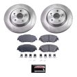 Power Stop 21-23 Toyota Venza Front Semi-Coated Rotor Kit Hot on Sale