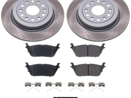 Power Stop 19-23 Ram 1500 Rear Semi-Coated Rotor Kit Cheap