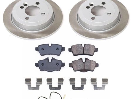 Power Stop 2013 Mini Cooper Rear Semi-Coated Rotor Kit For Discount