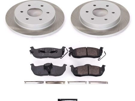 Power Stop 04-15 Nissan TITAN Rear Semi-Coated Rotor Kit Supply