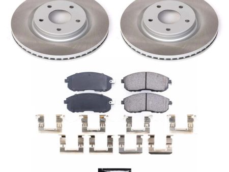 Power Stop 2019 Nissan Sentra Front Semi-Coated Rotor Kit For Sale