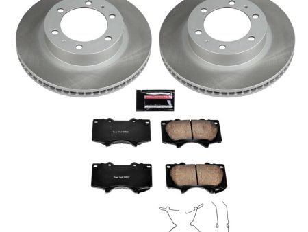 Power Stop 05-22 Toyota Tacoma Front Semi-Coated Rotor Kit Online Sale