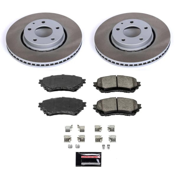 Power Stop 2021 Mazda 6 Front Semi-Coated Rotor Kit Online now