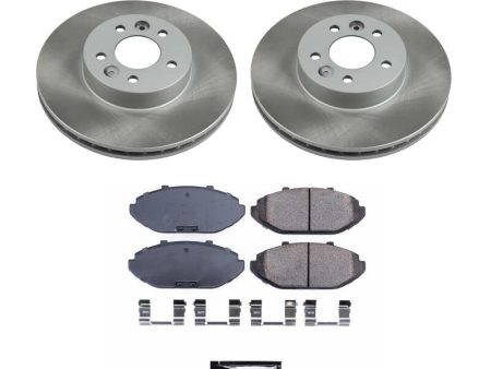 Power Stop 98-02 Mercury Grand Marquis Front Semi-Coated Rotor Kit For Cheap