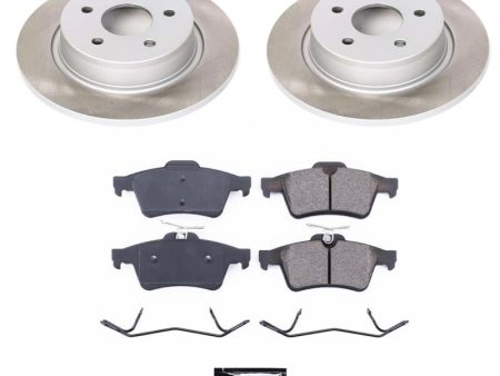 Power Stop 14-18 Ford Transit Connect Rear Semi-Coated Rotor Kit Discount