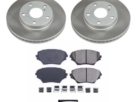 Power Stop 01-05 Toyota RAV4 Front Semi-Coated Rotor Kit Online Sale