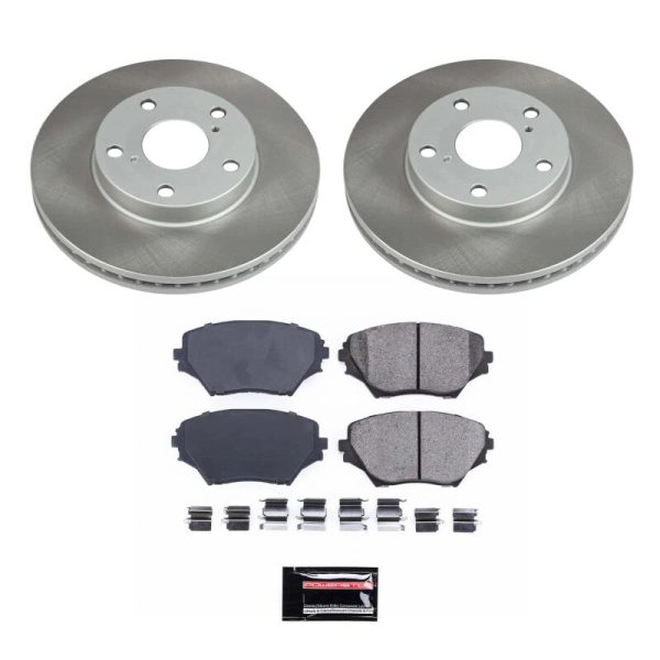 Power Stop 01-05 Toyota RAV4 Front Semi-Coated Rotor Kit Online Sale