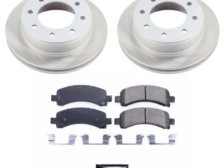 Power Stop 07-20 GMC Savana 3500 Rear Semi-Coated Rotor Kit Discount