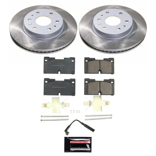 Power Stop 21-23 GMC Yukon XL Front Semi-Coated Rotor Kit Online Sale