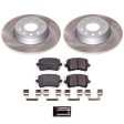 Power Stop 2009 Volkswagen Passat Rear Semi-Coated Rotor Kit For Discount