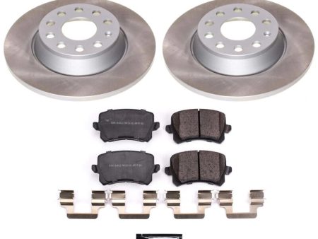 Power Stop 2009 Volkswagen Passat Rear Semi-Coated Rotor Kit For Discount