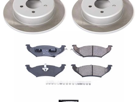 Power Stop 98-00 Plymouth Voyager Rear Semi-Coated Rotor Kit Online now