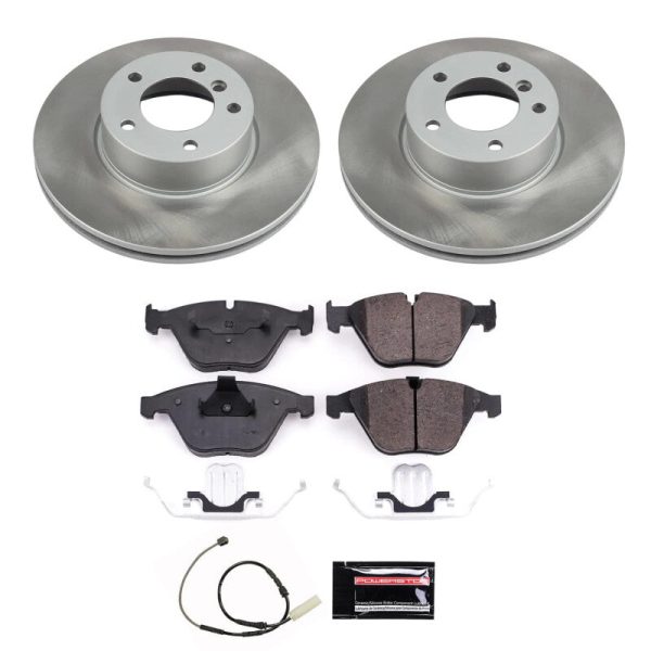 Power Stop 11-13 BMW 328i Front Semi-Coated Rotor Kit Cheap