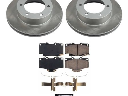 Power Stop 95-04 Toyota Tacoma Front Semi-Coated Rotor Kit Online Sale