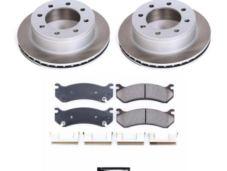 Power Stop 08-13 GMC Yukon XL 2500 Rear Semi-Coated Rotor Kit on Sale