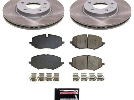 Power Stop 21-22 Chevrolet Trailblazer Front Semi-Coated Rotor Kit on Sale