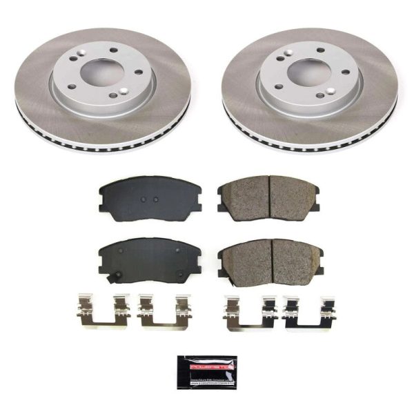 Power Stop 2022 Kia Soul Front Semi-Coated Rotor Kit Cheap