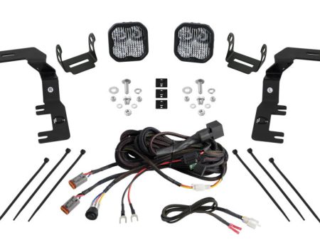 Diode Dynamics 2023+ Chevrolet Colorado Stage Series Ditch Light Kit SS3 Sport White Combo Online now