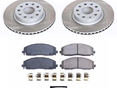 Power Stop 18-22 Jeep Wrangler Front Semi-Coated Rotor Kit on Sale