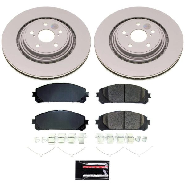 Power Stop 20-22 Toyota Highlander Front Z17 Coated Brake Kit Online