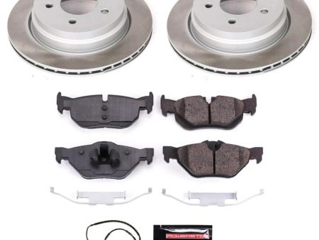 Power Stop 11-13 BMW 328i xDrive Rear Semi-Coated Rotor Kit on Sale