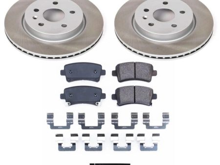 Power Stop 10-11 Saab 9-5 Rear Semi-Coated Rotor Kit For Sale