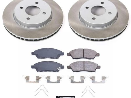 Power Stop 14-19 Nissan Versa Note Front Semi-Coated Rotor Kit Fashion