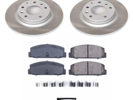 Power Stop 2003 Mazda Protege Rear Semi-Coated Rotor Kit on Sale