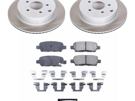 Power Stop 11-17 Nissan Quest Rear Semi-Coated Rotor Kit Discount