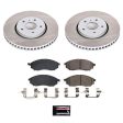 Power Stop 2014 Infiniti QX70 Front Semi-Coated Rotor Kit Fashion