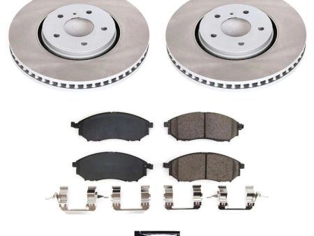 Power Stop 2014 Infiniti QX70 Front Semi-Coated Rotor Kit Fashion