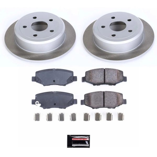 Power Stop 2018 Jeep Wrangler JK Rear Semi-Coated Rotor Kit Online