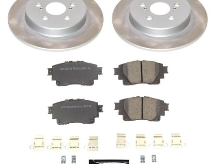 Power Stop 19-22 Toyota Corolla Rear Semi-Coated Rotor Kit Discount