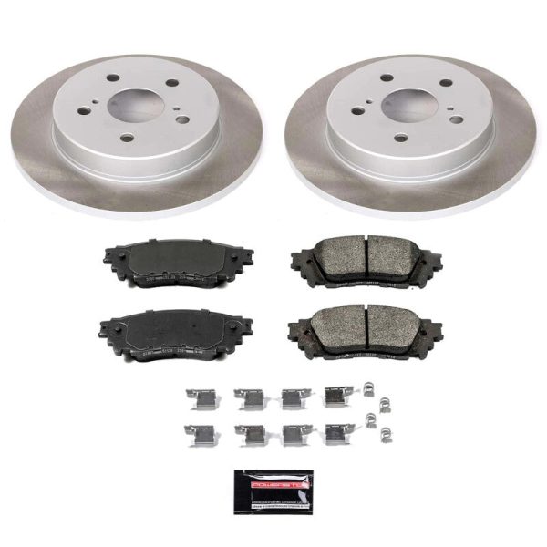 Power Stop 2018 Toyota C-HR Rear Semi-Coated Rotor Kit Online Hot Sale