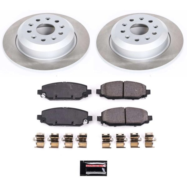 Power Stop 18-22 Jeep Wrangler Rear Semi-Coated Rotor Kit Online