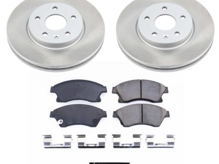 Power Stop 12-17 Chevrolet Sonic Front Semi-Coated Rotor Kit Supply