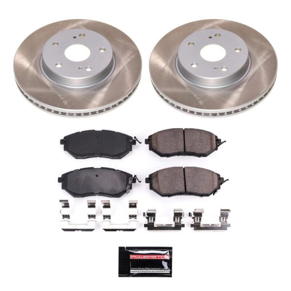 Power Stop 2015 Subaru Legacy Front Semi-Coated Rotor Kit on Sale