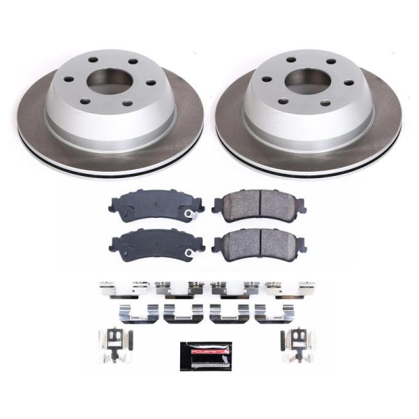 Power Stop 00-02 GMC Yukon XL 1500 Rear Semi-Coated Rotor Kit Online now