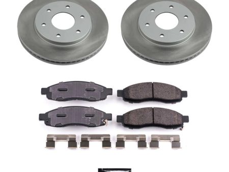 Power Stop 04-05 Nissan TITAN Front Semi-Coated Rotor Kit For Discount