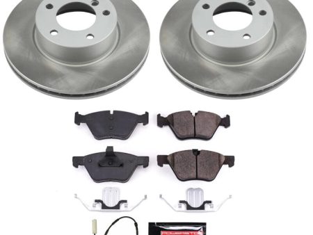 Power Stop 2007 BMW 328xi Front Semi-Coated Rotor Kit Supply