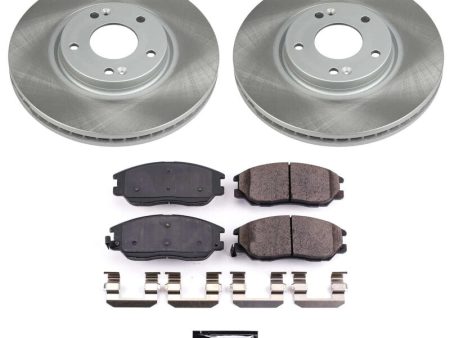 Power Stop 04-06 Kia Amanti Front Semi-Coated Rotor Kit Cheap