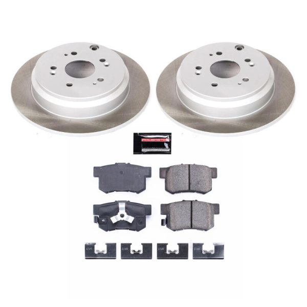 Power Stop 05-16 Honda CR-V Rear Semi-Coated Rotor Kit Discount