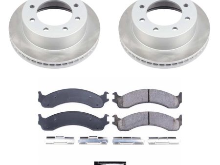 Power Stop 00-02 Dodge Ram 3500 Front Semi-Coated Rotor Kit Online Hot Sale